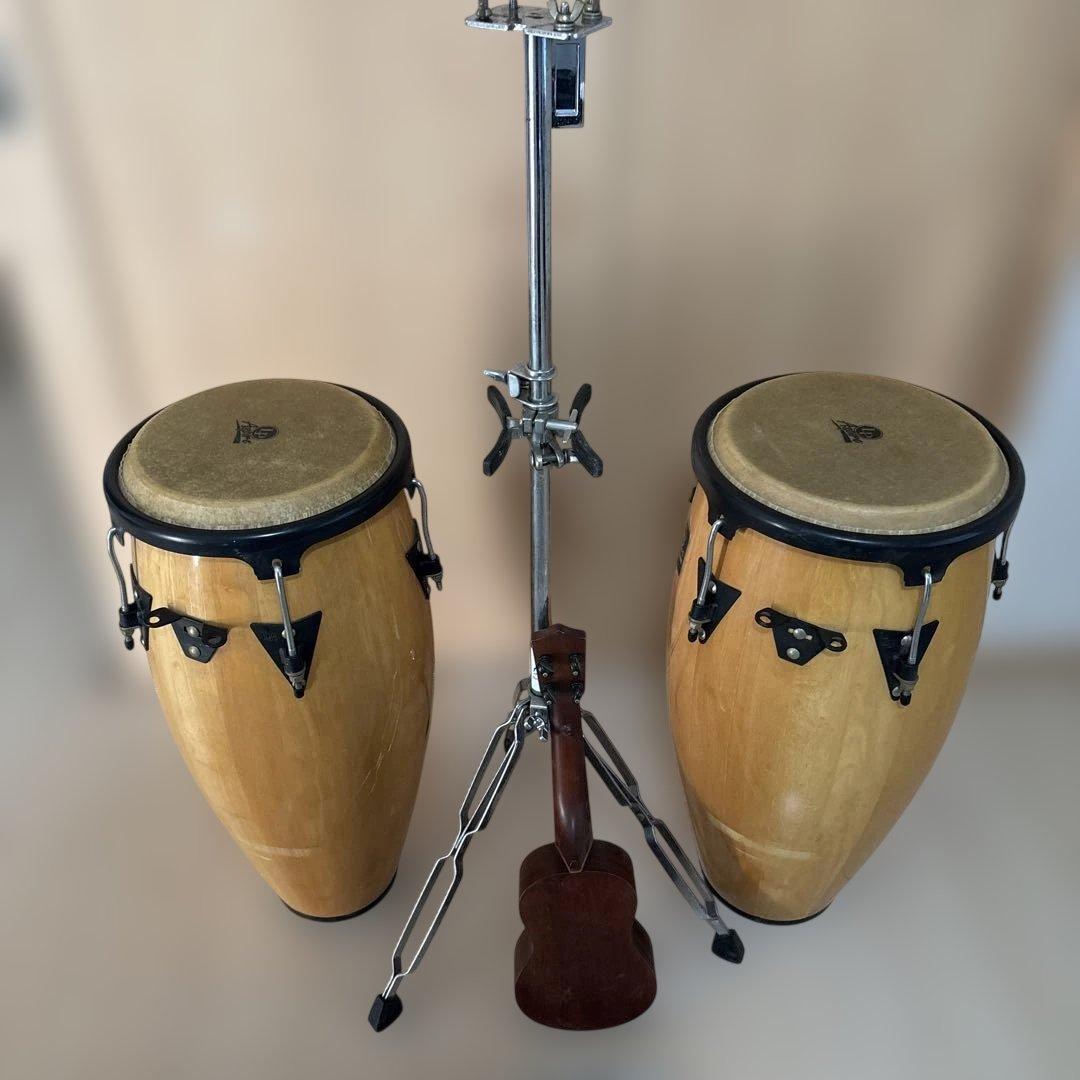 【直接お渡しor着払い~240】LP コンガ aspire スタンドセット 楽器