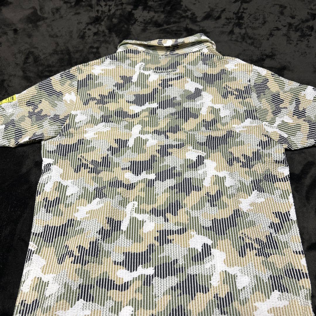 迷彩柄 ポロシャツ 半袖 メンズ ゴルフ