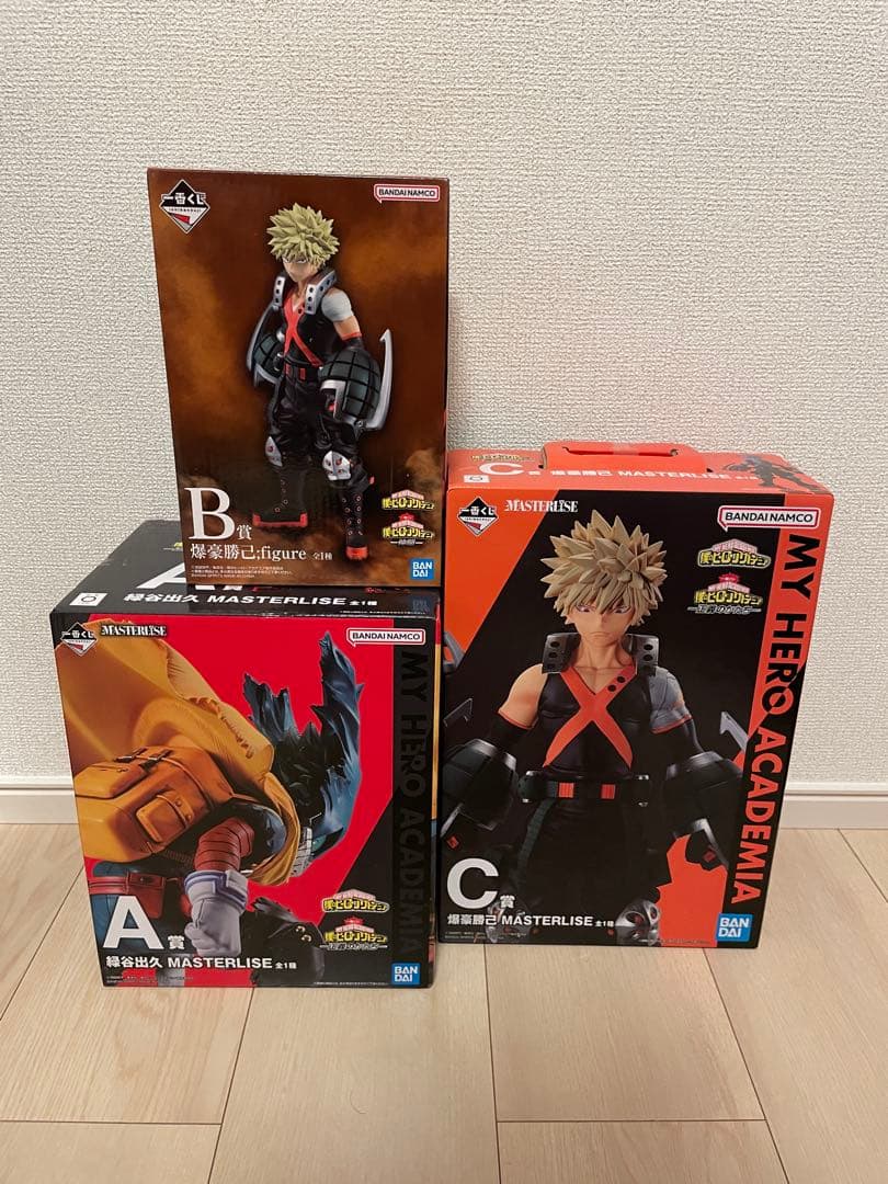 【新品未開封】一番くじ 僕のヒーローアカデミア 3点