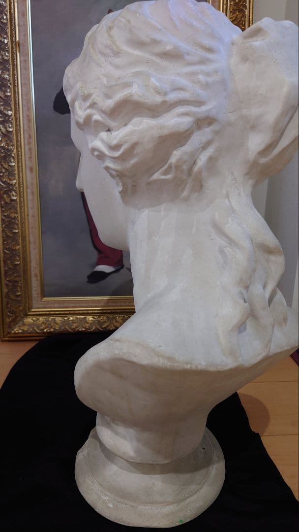 【中古品】石膏像　ミロのビーナス　胸像　訳あり　デッサン　スタジオ　オブジェ