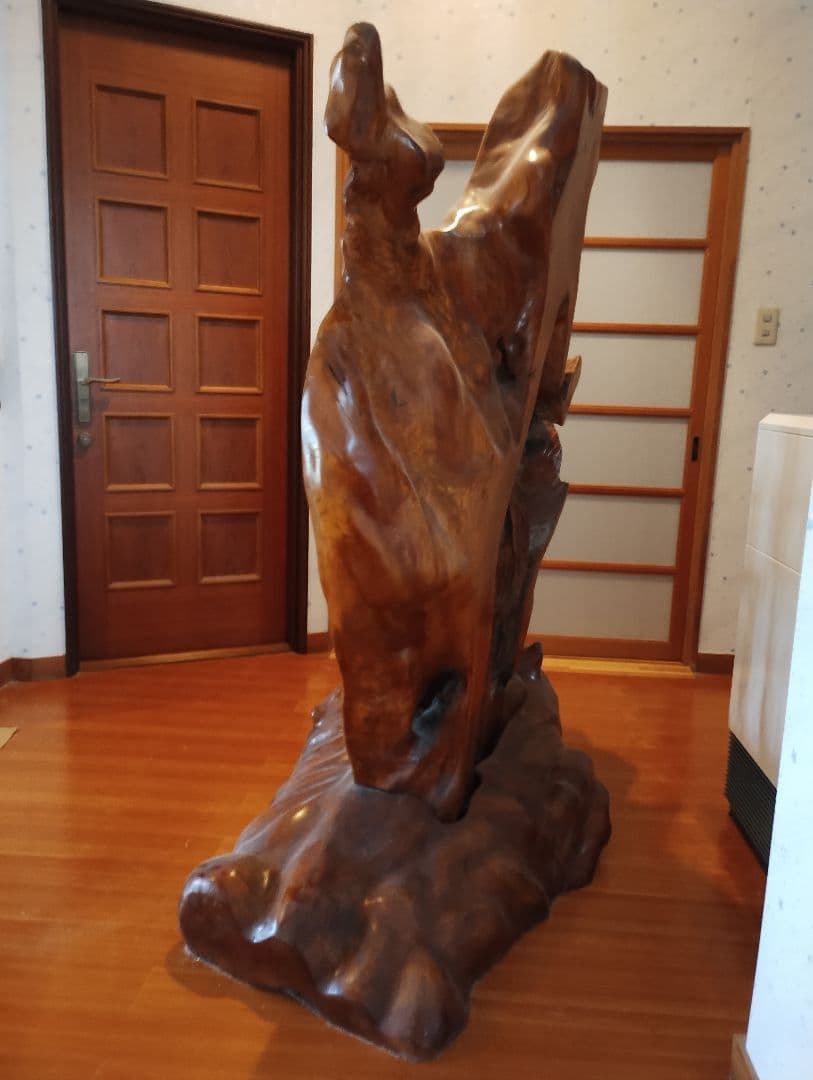 特大　天然木の衝立て