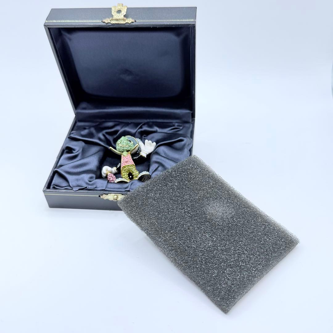 希少☆ディズニー アリバスブラザーズ スワロフスキー ジミニー クリケット 置物