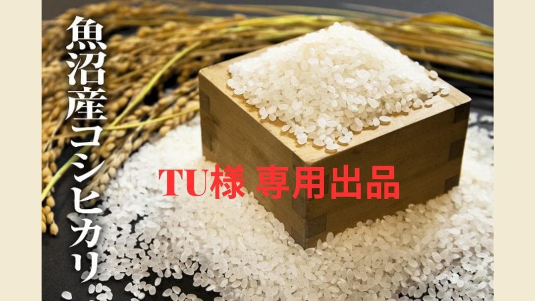 魚沼産コシヒカリ玄米30kg TU出品