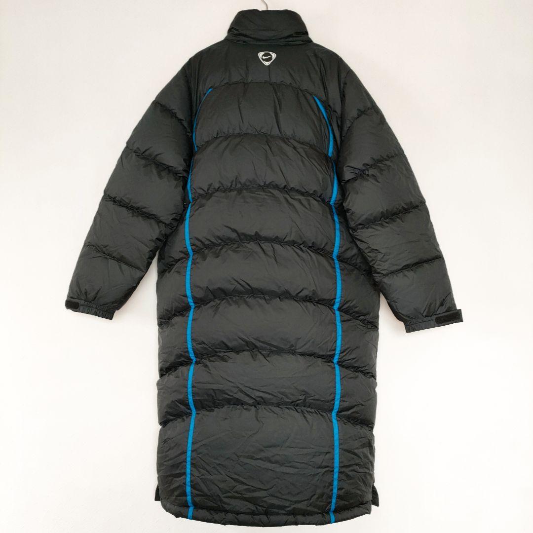 NIKE　ナイキ　ダウンコート　ベンチコート　フード　L　ブラック　0681