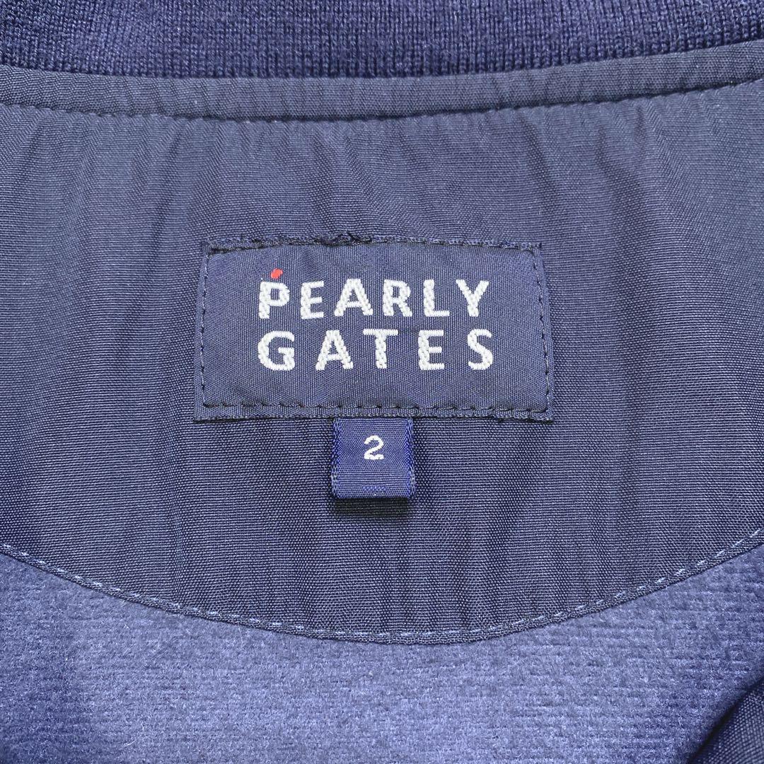 パーリーゲイツ ゴルフ ジャケット ディアプレックス 蓄熱裏地 紺 L相当