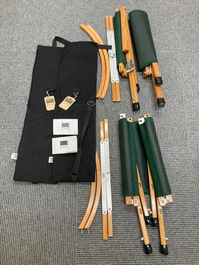 カーミットチェア　二脚セット　グリーン