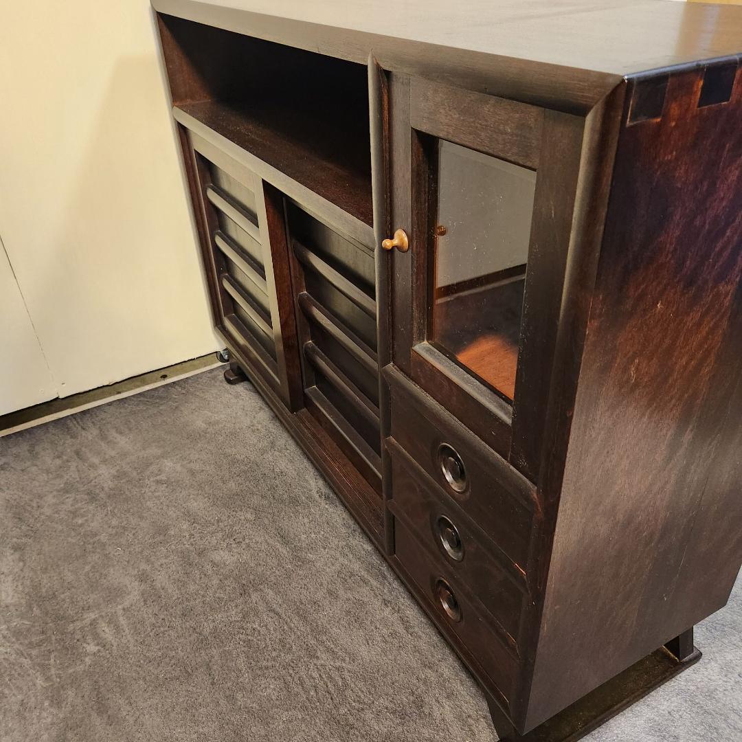 希少!!年代物 松本民芸 サイドボード 飾り棚 キャビネット