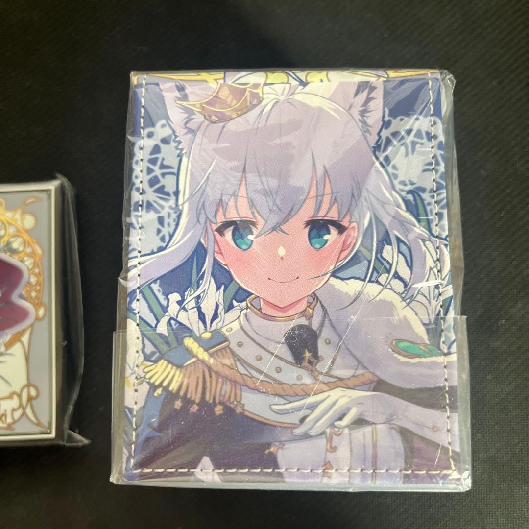 【スリーブ/合皮製デッキケース】ホロライブ 白上フブキ セット【未開封】