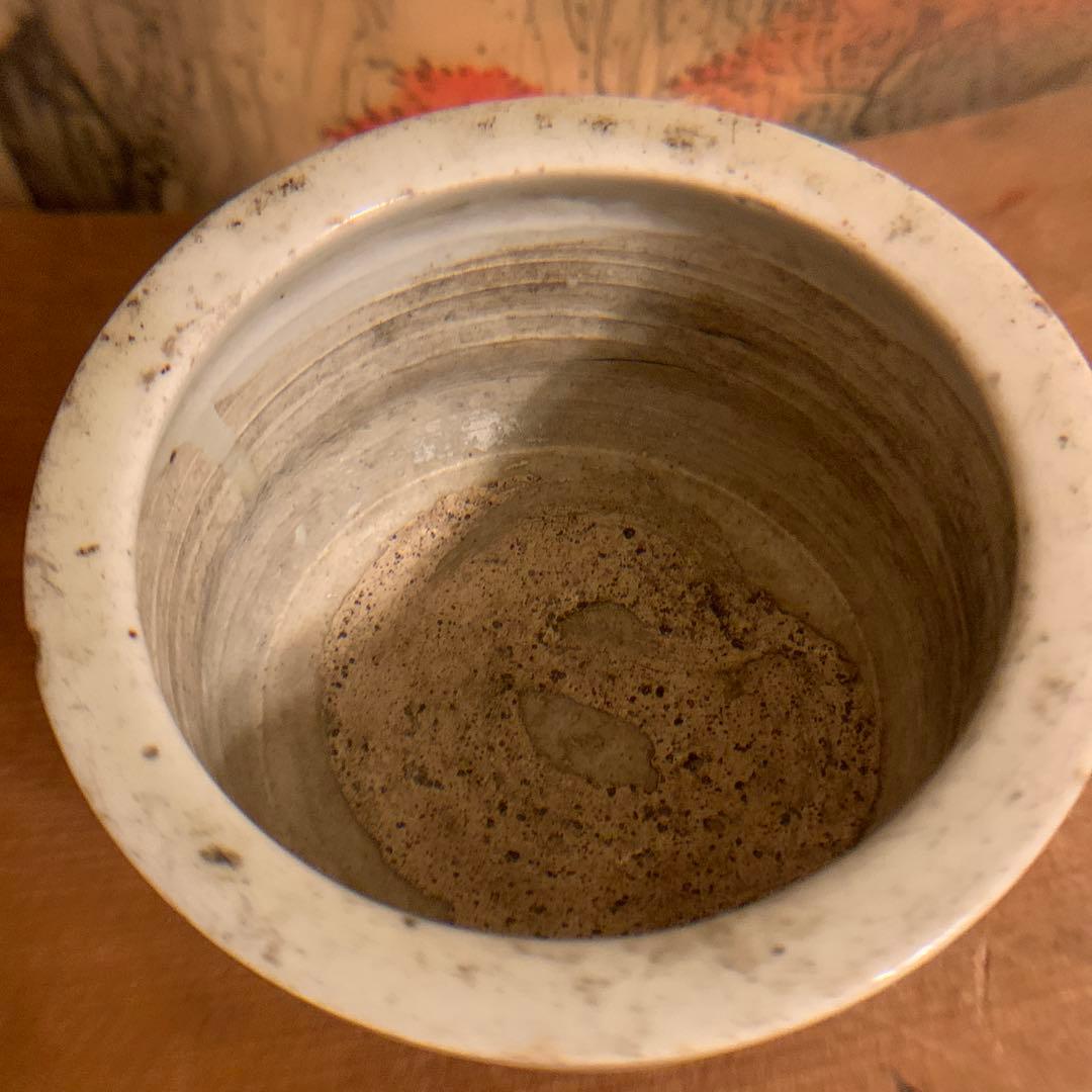 李朝 分院　古香炉 アンティーク　古染付　古美術　249