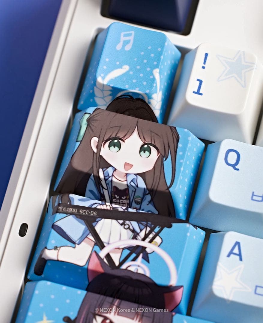 韓国限定 ブルーアーカイブ X はまじあき キーボード デスクテリアパッケージ
