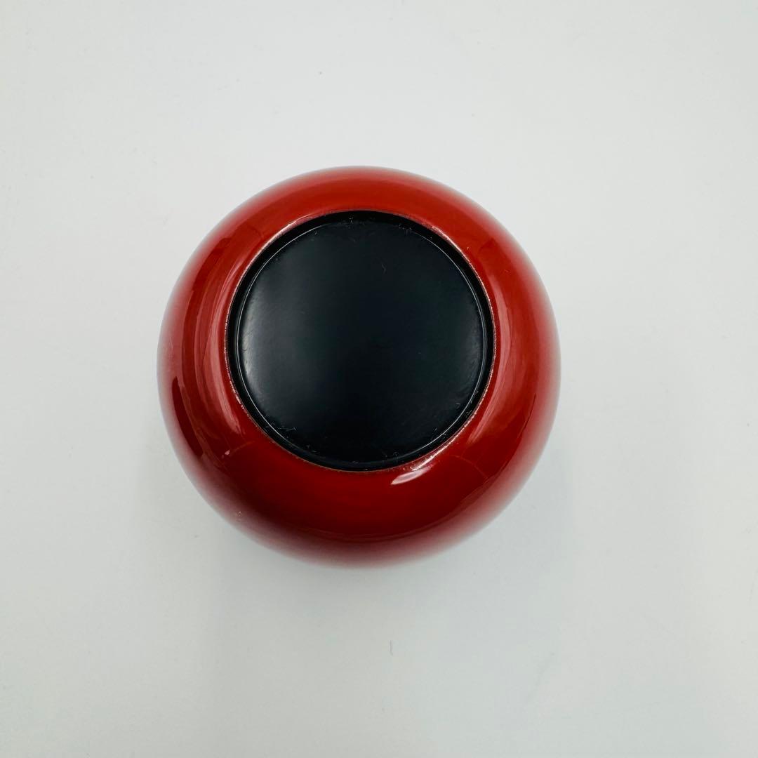 【宮田宗景　朱塗　六瓢蒔絵　中棗　茶道具　共箱】骨董　アンティーク　インテリア