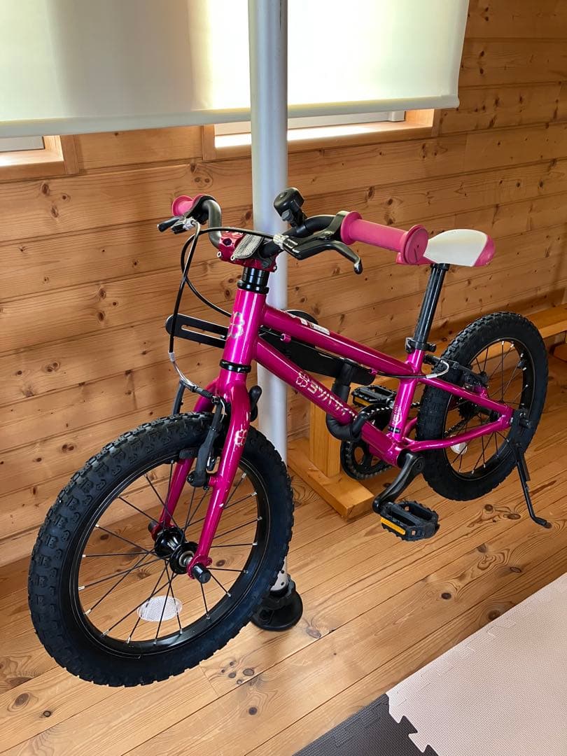 【引き取り限定】キッズバイク　ヨツバサイクル YOTSUBA 16インチ ピンク