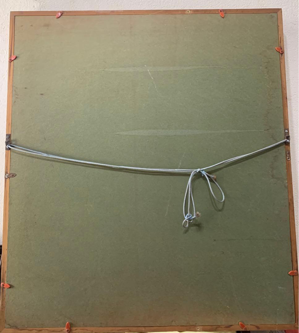 希少　真作　F10 大判　丸投三代吉『家路』水彩肉筆画　サイン有り　昭和56年作