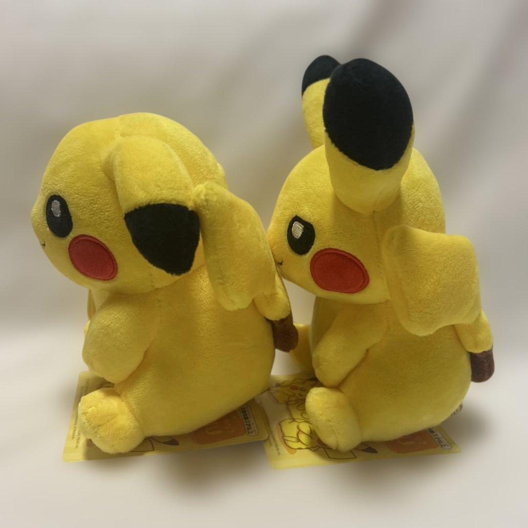 ポケモン マイピカチュウ 垂れ耳 ぽっちゃり 困り顔 セット