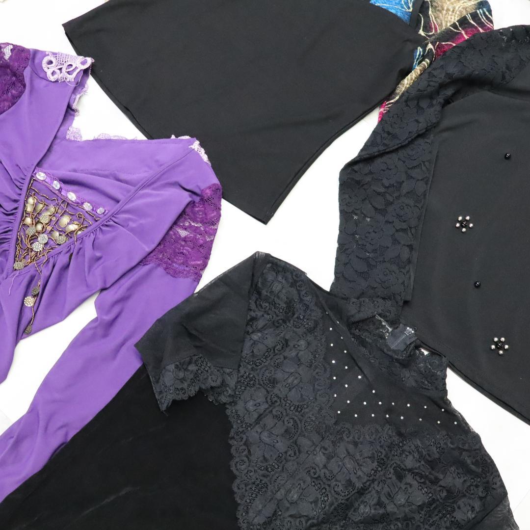 【美品 社交ダンス 衣装 レッスン着 まとめ売り】ブラウス トップス 25着