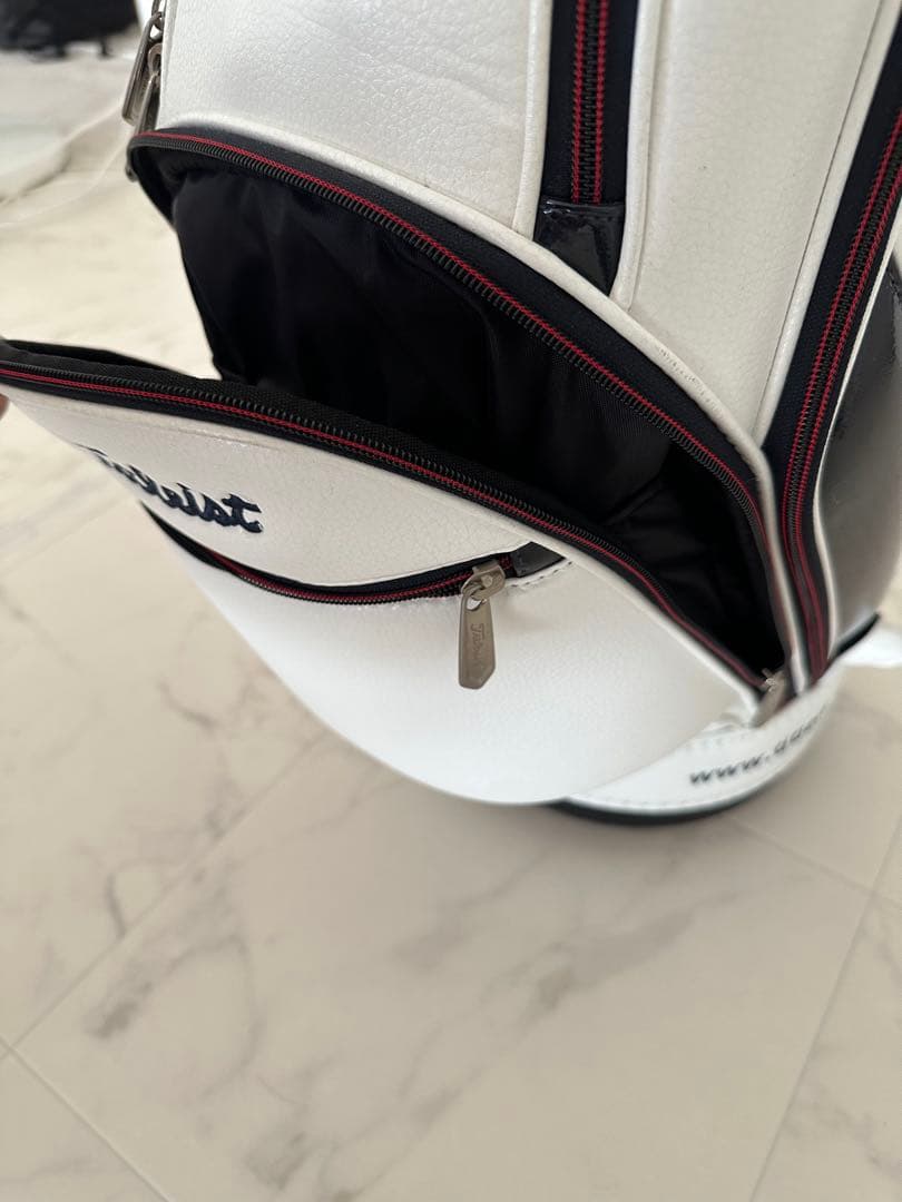 Titleist キャディバッグ ホワイト＆ゴルフクラブ　フルセット