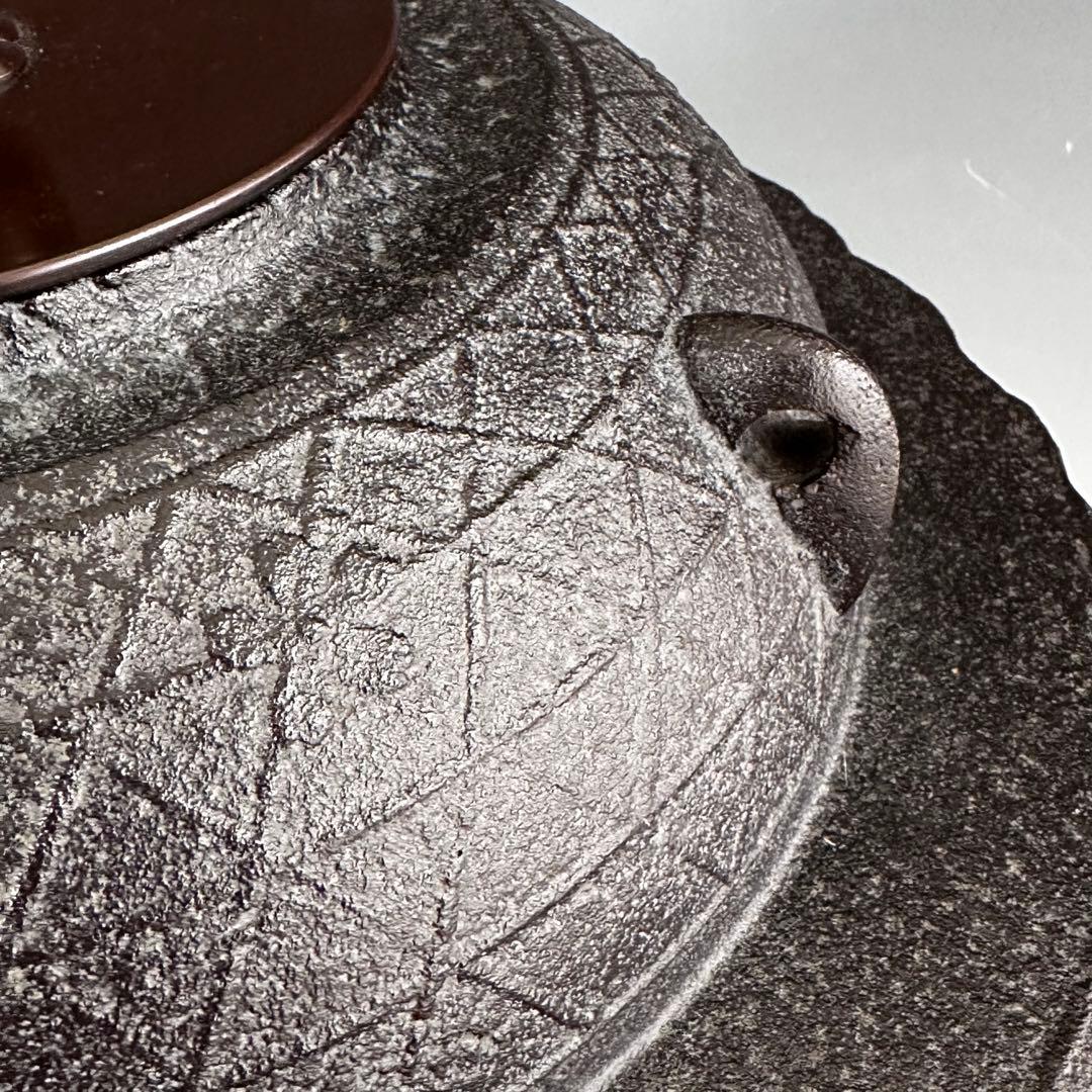 茶道具　桜川　透木釜　菊地浄慶　透木　釜釻付　茶釜　茶の湯　稽古　茶会　春