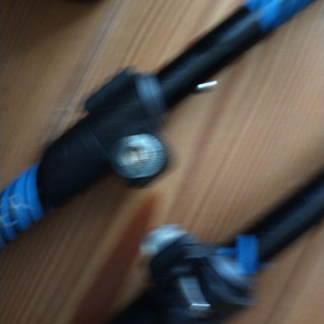 HUKOER スキー用伸縮ストック 110−135cm スキーポール