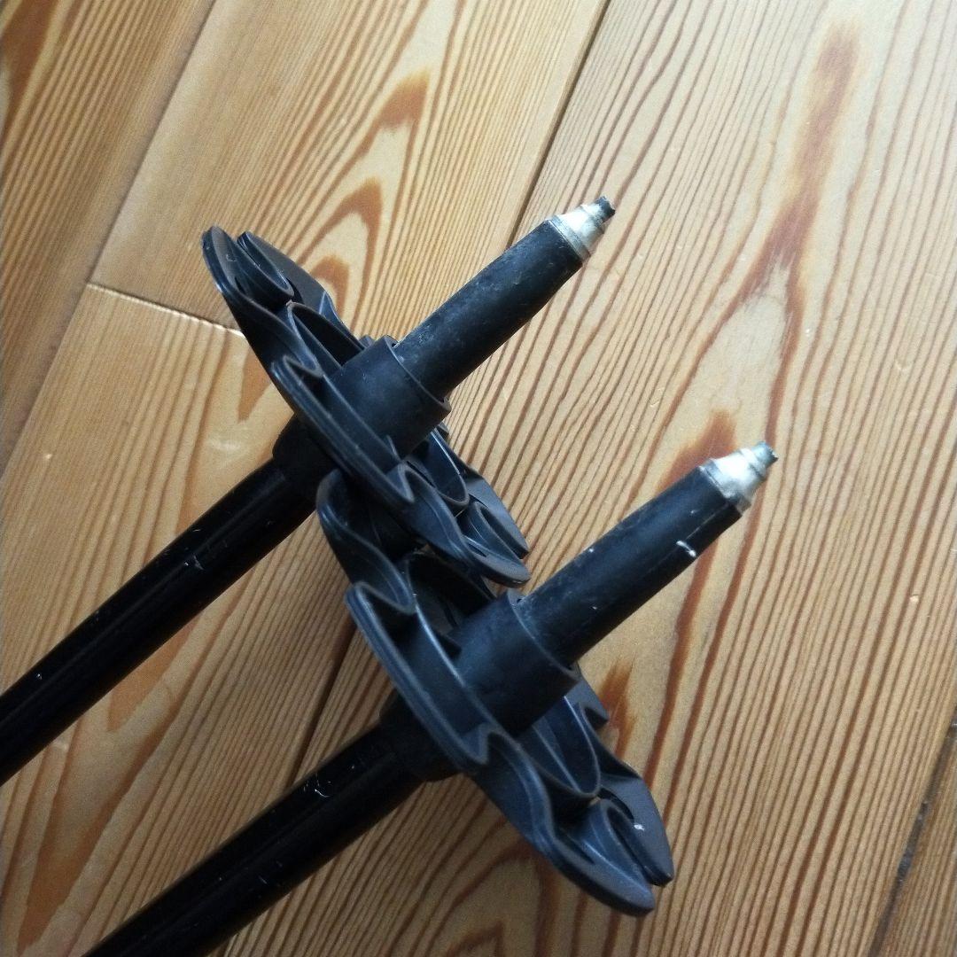 HUKOER スキー用伸縮ストック 110−135cm スキーポール