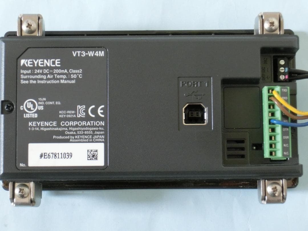 Keyence キーエンスPLC　KV700　タッチパネル　VT3-W4M　学習