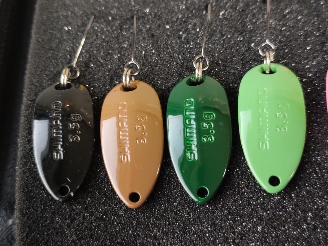 シマノ＆ウォーターランド スプーン　64個セット　ワレット付　エリアトラウト