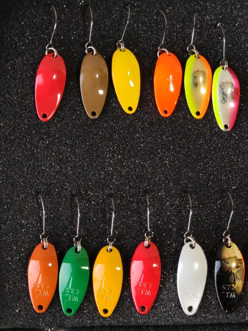 シマノ＆ウォーターランド スプーン　64個セット　ワレット付　エリアトラウト