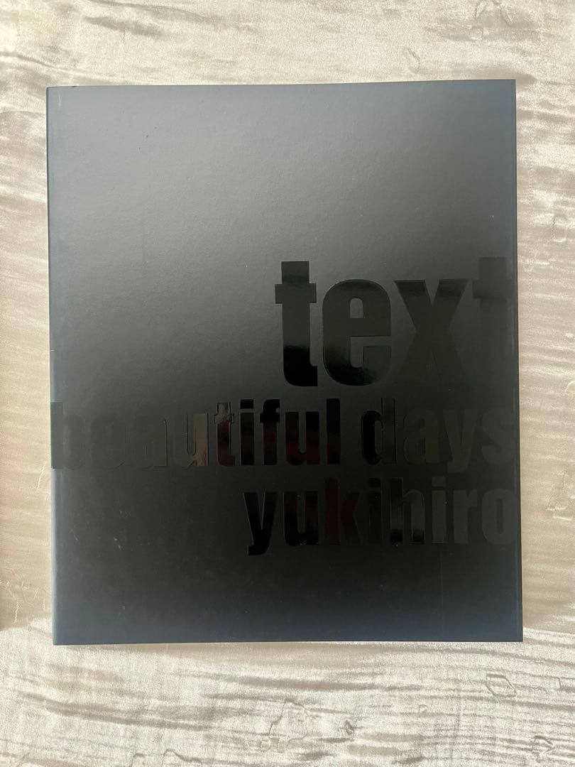 【超希少・美品】yukihiro beautiful days 写真集 証言集