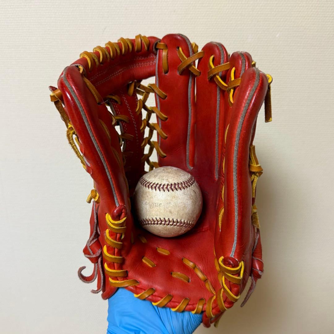 アンダーアーマー 軟式グローブ オレンジ