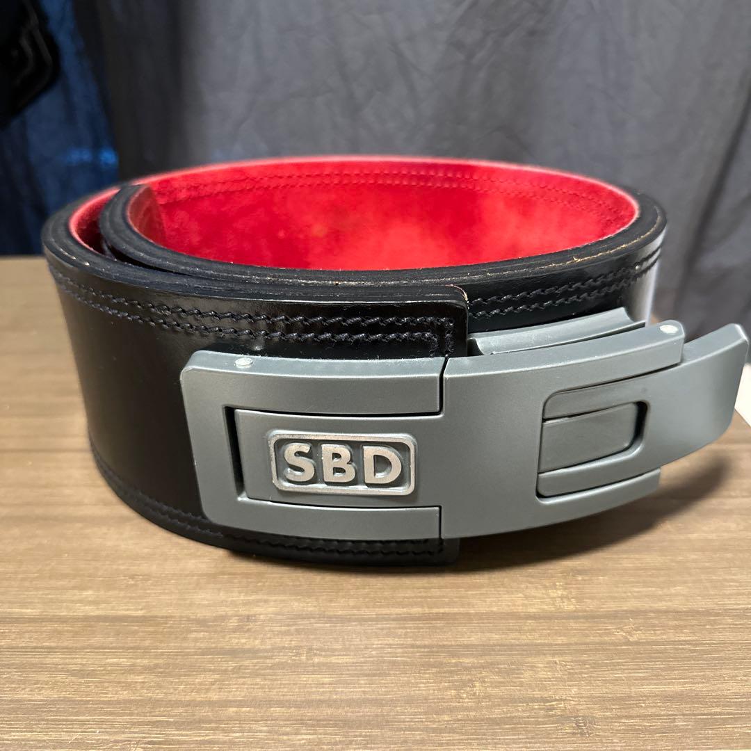 SBD トレーニング・パワーベルト ブラック/レッド