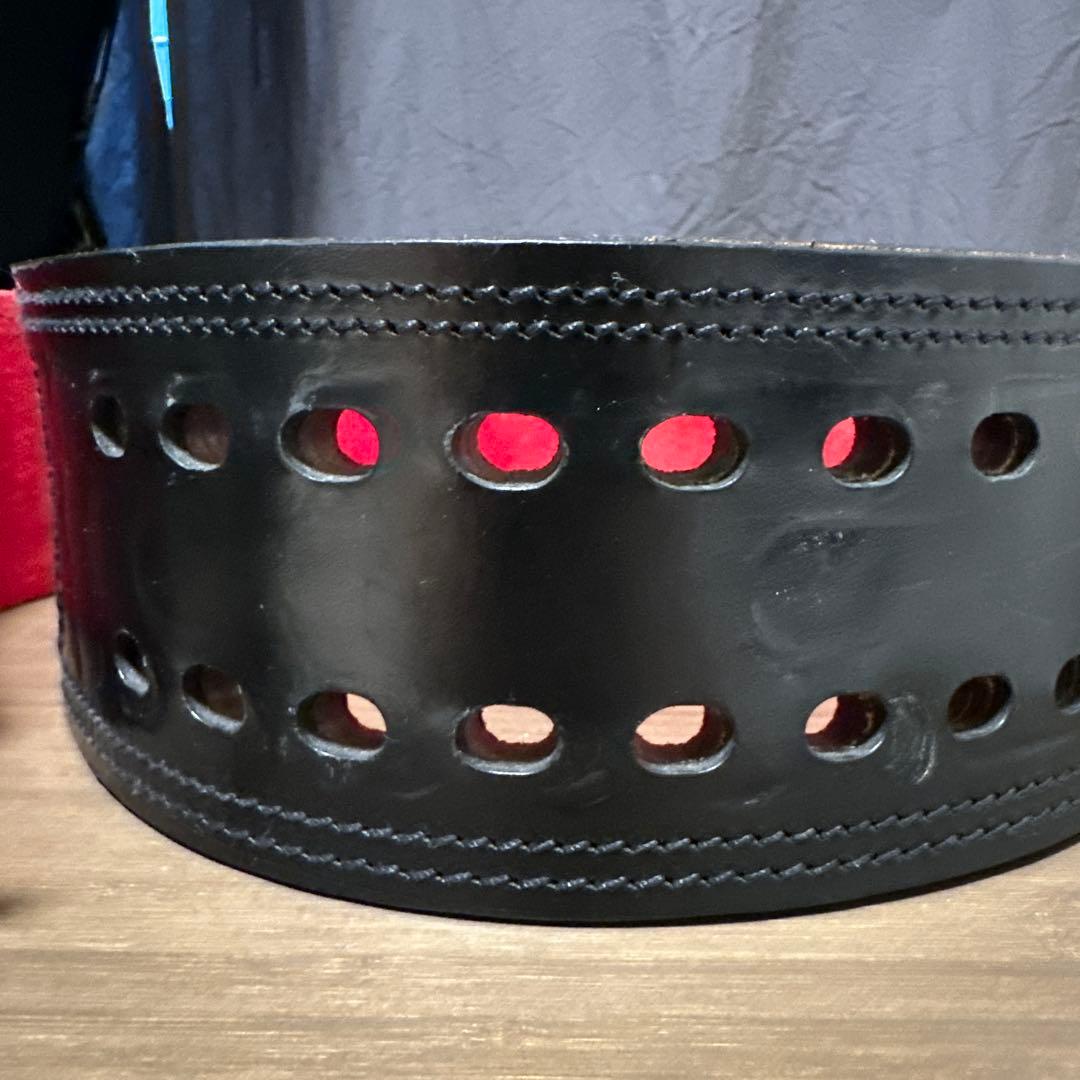 SBD トレーニング・パワーベルト ブラック/レッド