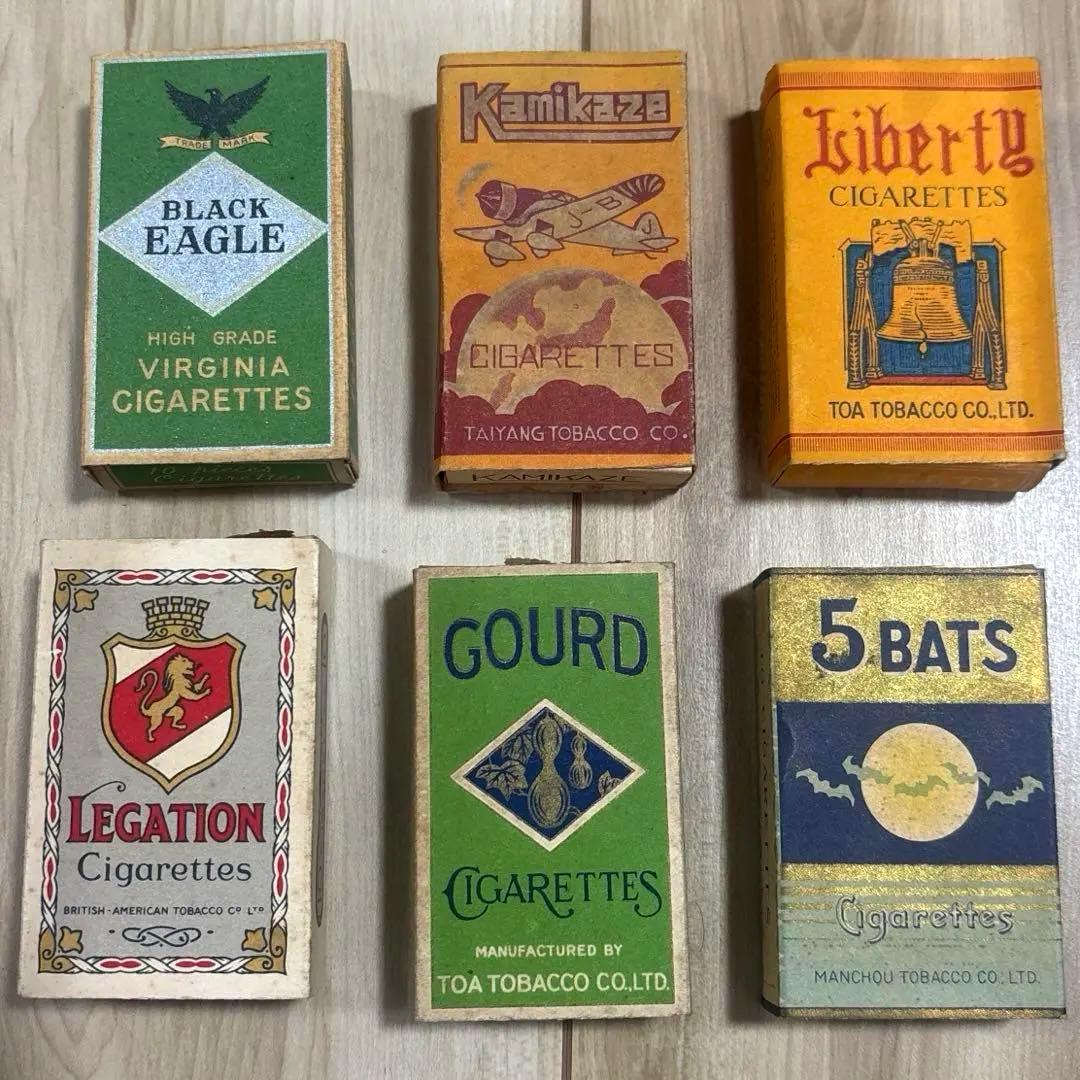戦前 海外 タバコ パッケージ 31点 中国 朝鮮 満州 台湾 神風 歌舞伎