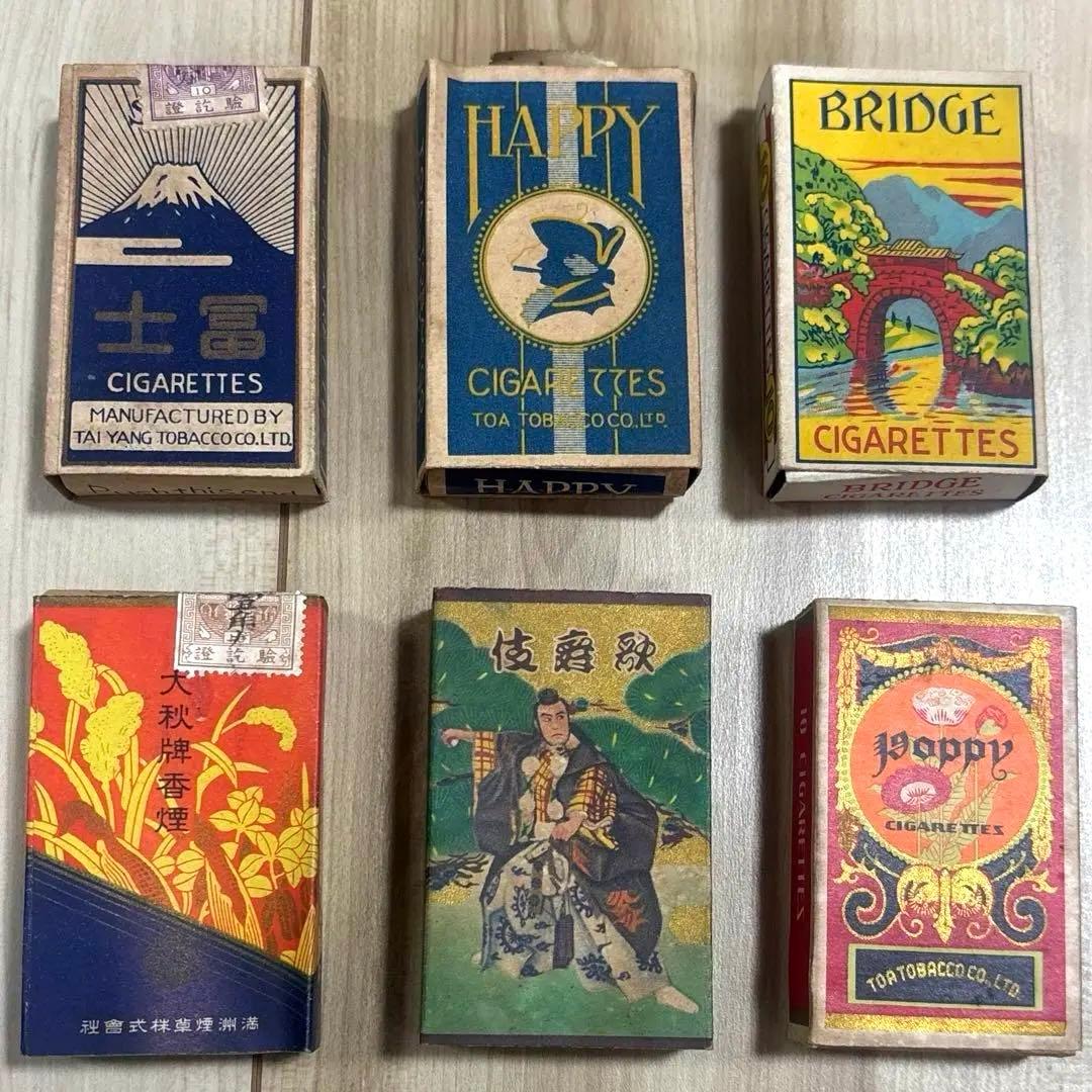 戦前 海外 タバコ パッケージ 31点 中国 朝鮮 満州 台湾 神風 歌舞伎