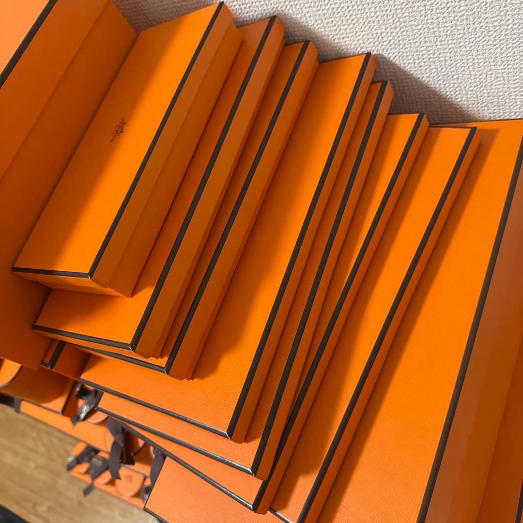 エルメス　空箱など　合計58点　オレンジボックス　スカーフ　チャーム