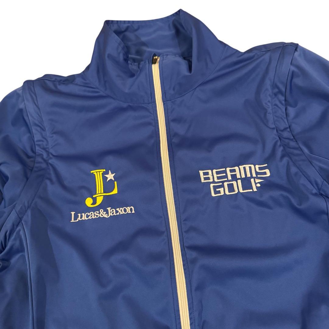 美品 BEAMS GOLF ビームスゴルフ 2way ストレッチブルゾン