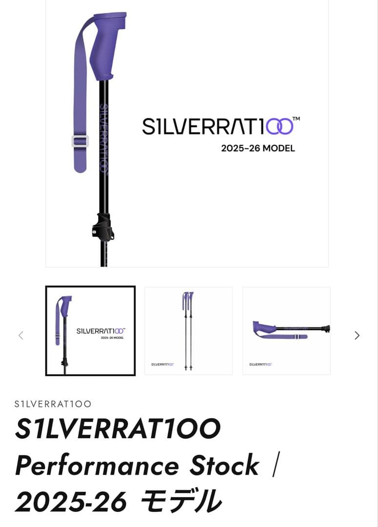スキー SILVERRATIOO Performance Stock