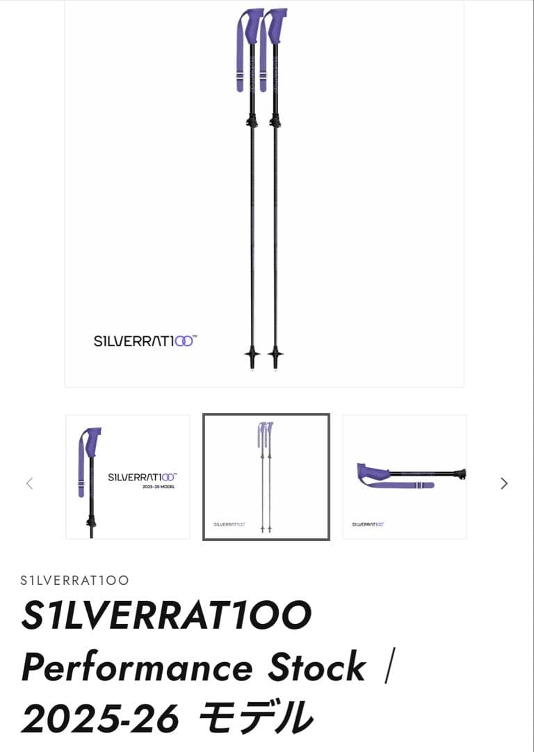 スキー SILVERRATIOO Performance Stock