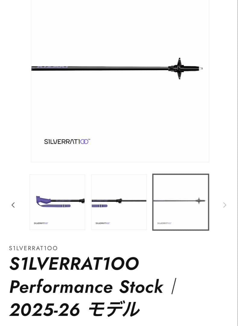 スキー SILVERRATIOO Performance Stock