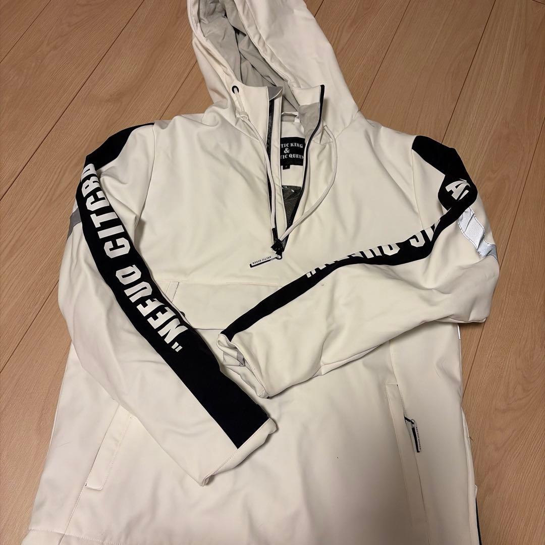 防水スノーボードウェア 女性用 ブラック/ホワイト/ピンク