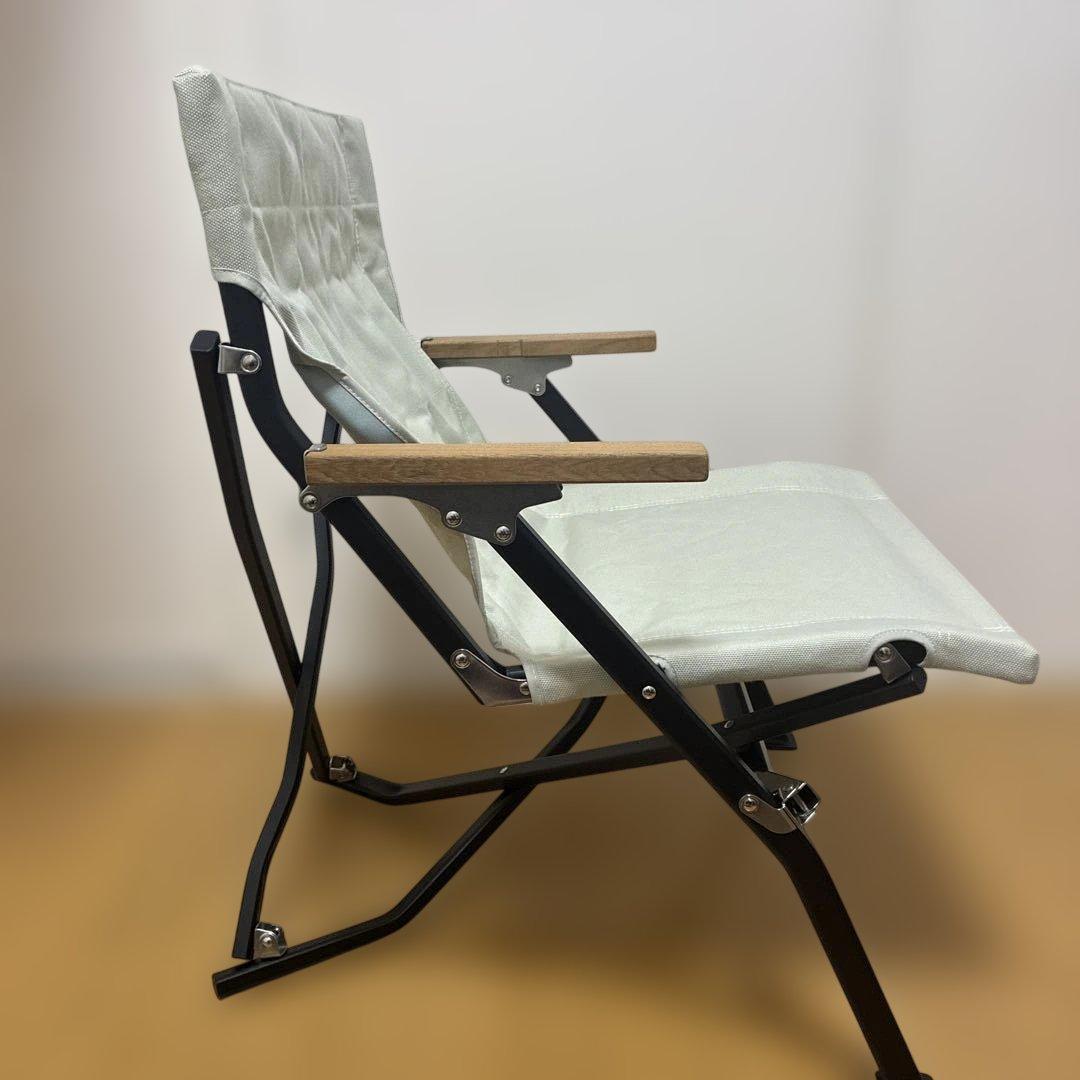  peak ローチェア　ショート　アイボリー ＋ローチェアカップホルダー