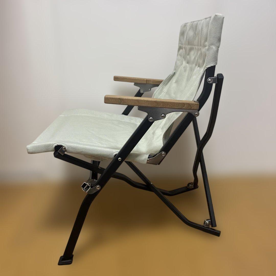  peak ローチェア　ショート　アイボリー ＋ローチェアカップホルダー