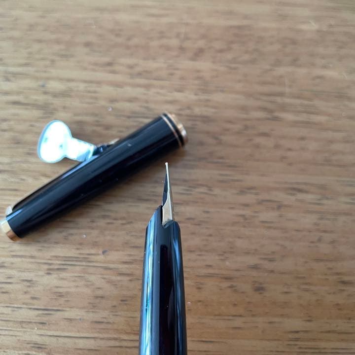 MONTBLANC モンブラン 万年筆 EF 黒 W-Germany 西ドイツ製