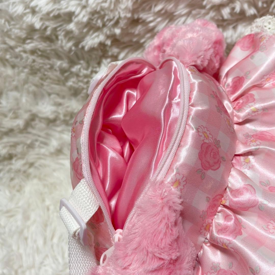 マイメロディ　ロリータ　ボンネット　ぬいぐるみリュック　薔薇柄　40周年限定