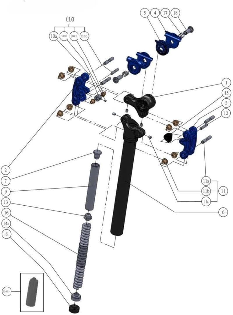 Brfveob マウンテンバイク シートチューブ 27.2mm 衝撃吸収シートチ
