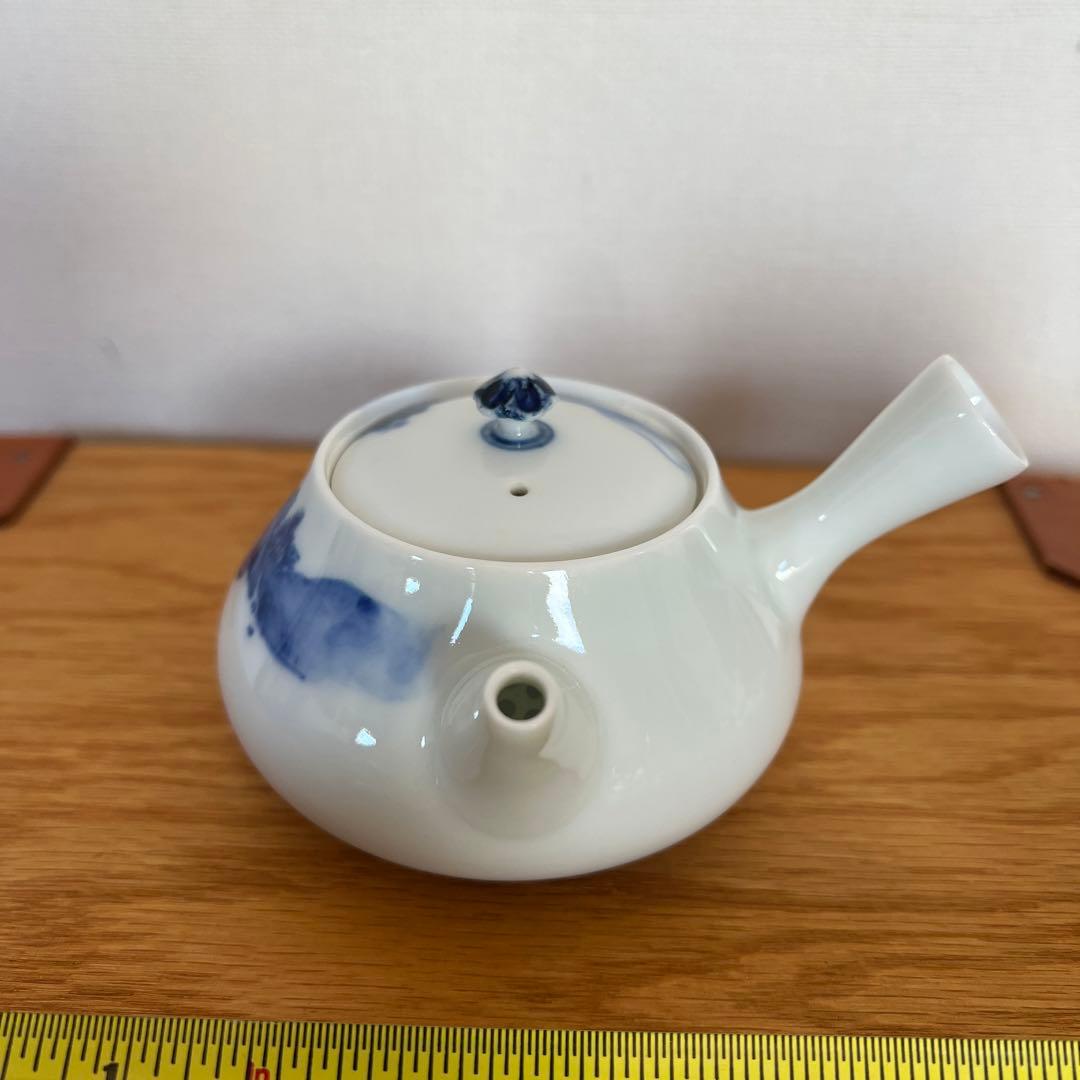 茶道具　平安竹泉　茶碗4客　急須