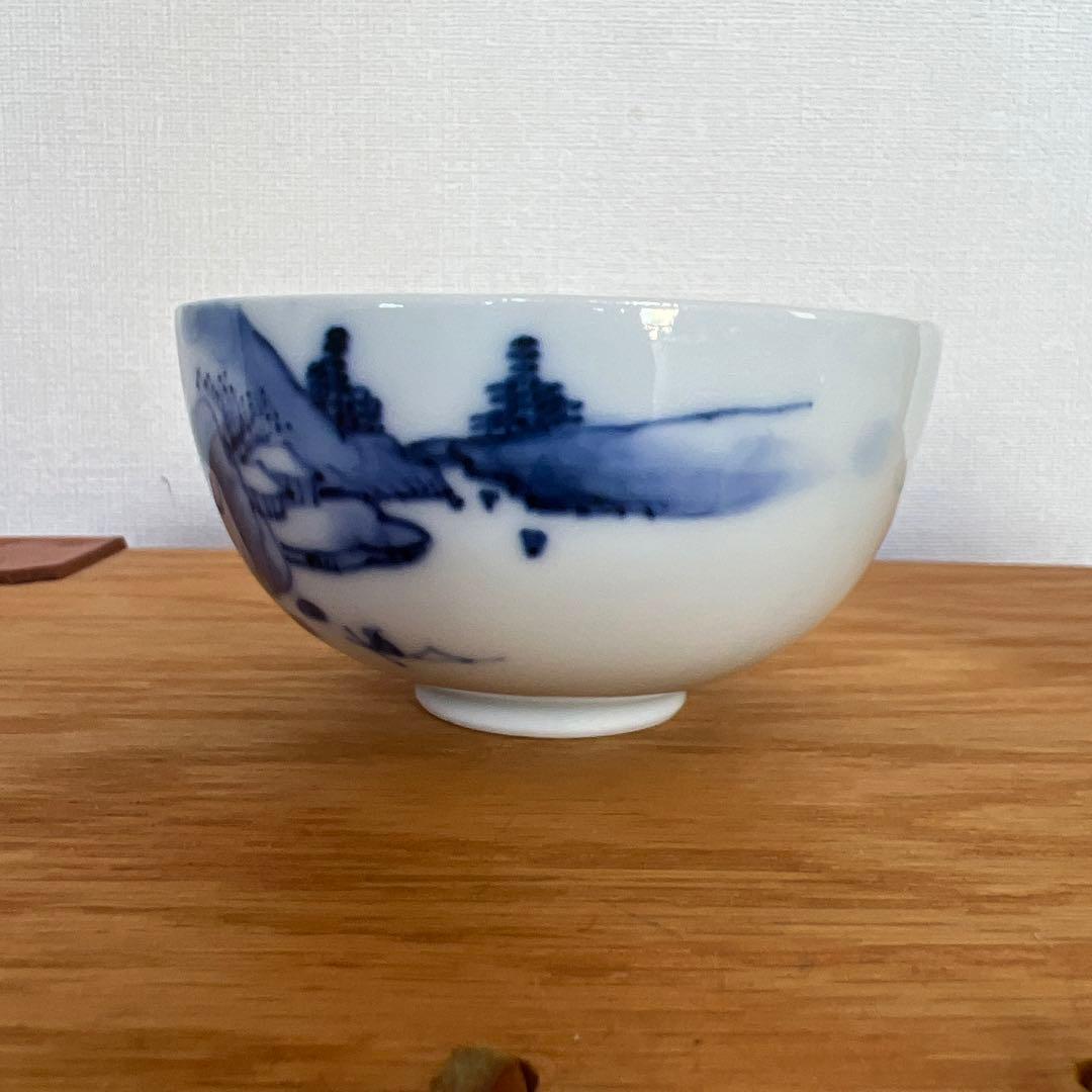 茶道具　平安竹泉　茶碗4客　急須