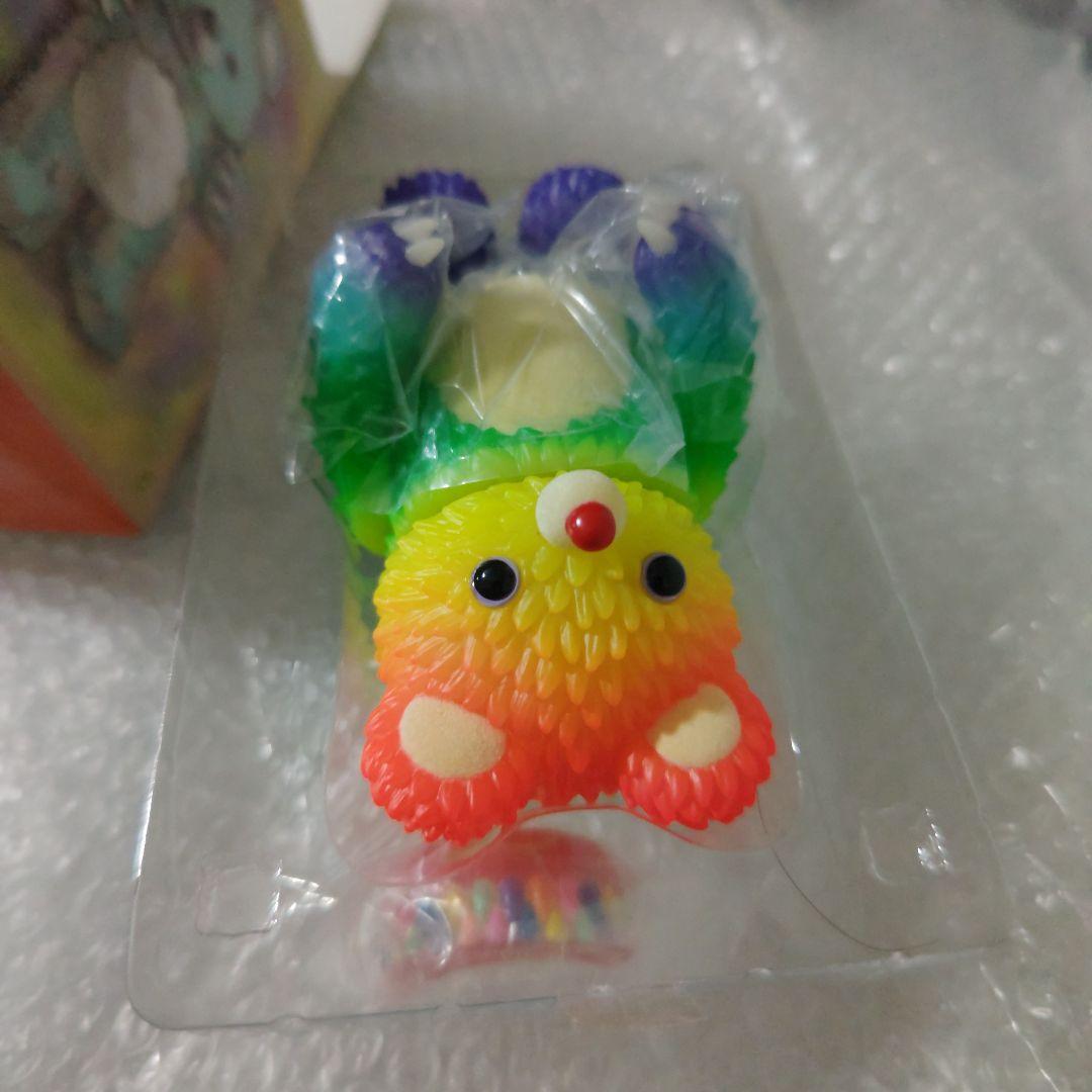 インスティンクトイ　Muckey　フィギュア　ソフビ　レインボー