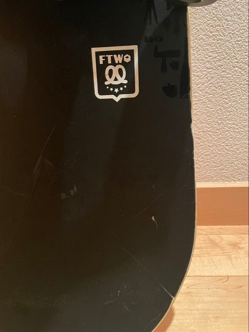 【名作】FTWO Black deck スノーボード 黒/緑152cm