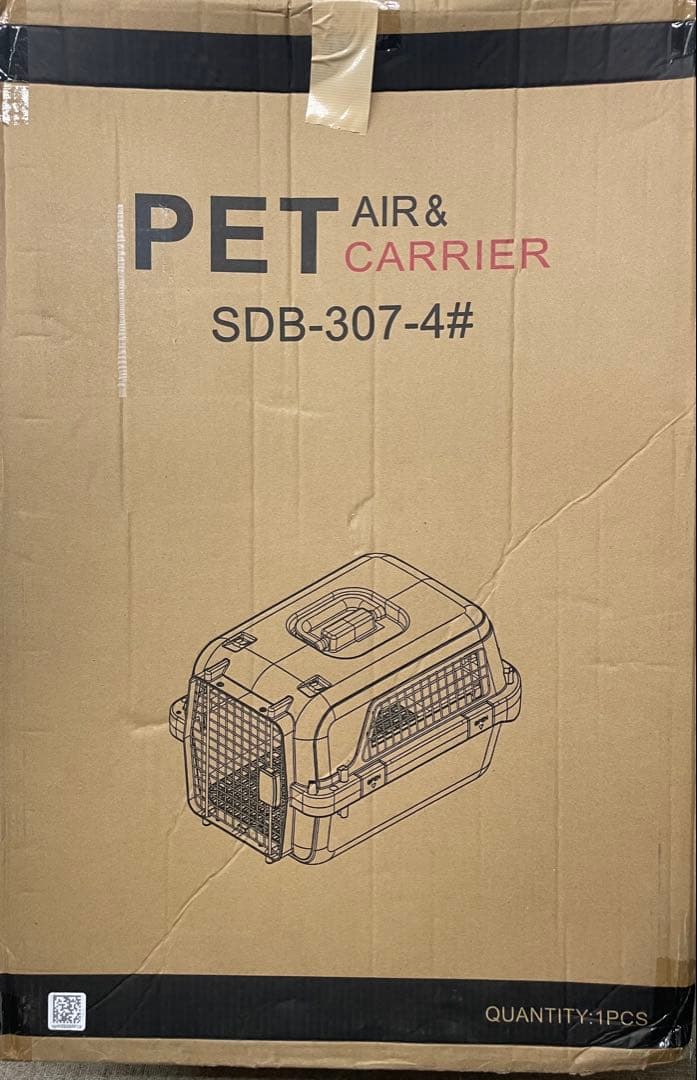 AP LAB ペットキャリー IATA基準品 クレート (ハンドル付き L)