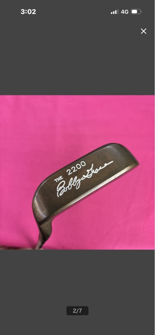 レア＆レア！ボビーグレイス　Ｌ型　パター