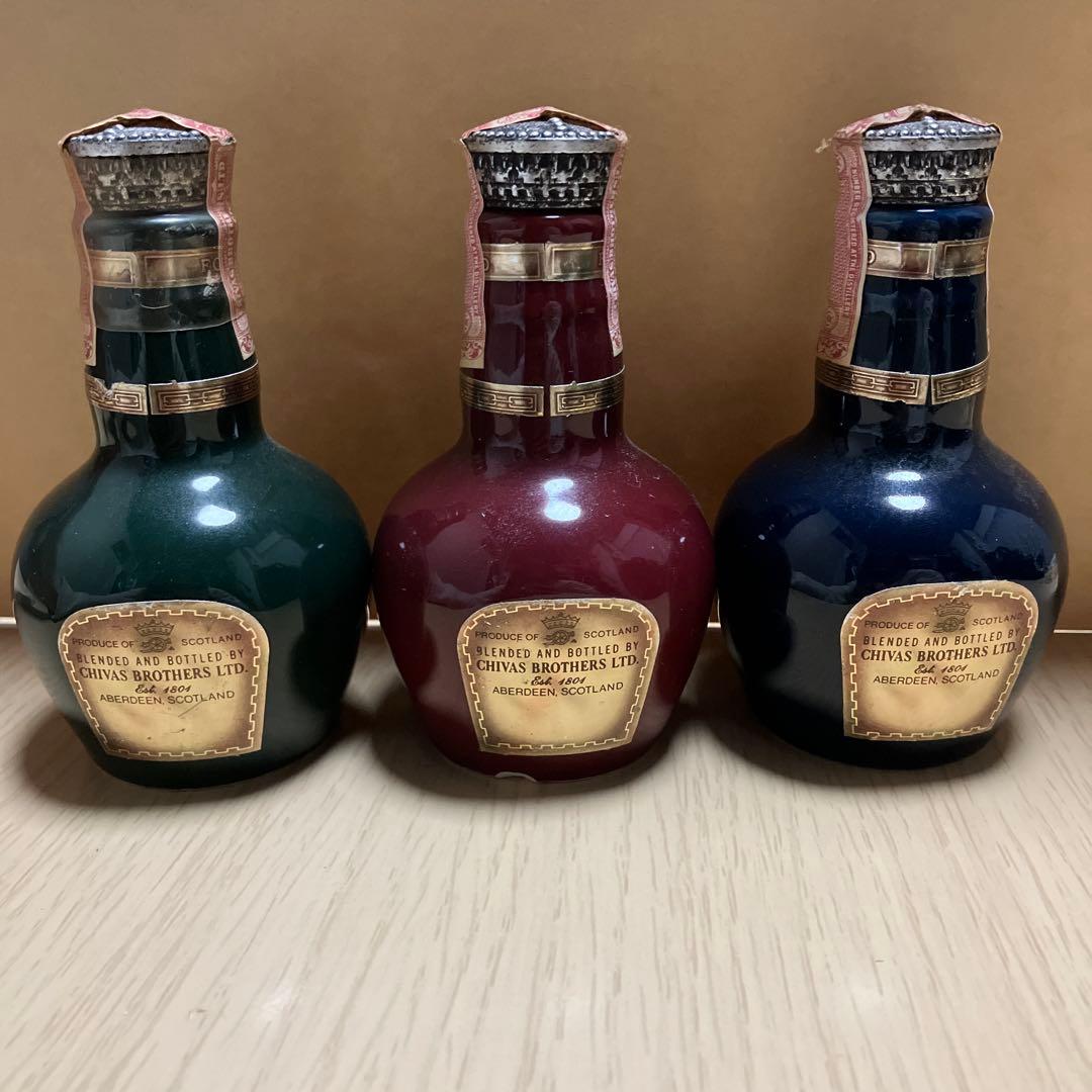 ロイヤルサルート２１年 ミニチュアボトル ３本セット